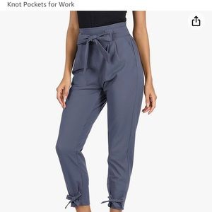 Grace Karin high waisted pencil pants with bows , lightly used